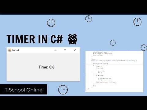 How to use Timer in C# Windows Forms