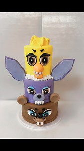 Five Nights At Freddy’s cake from this weekend! This was a fun one🐻🐰🐤 | Coccadotts Cake Shop