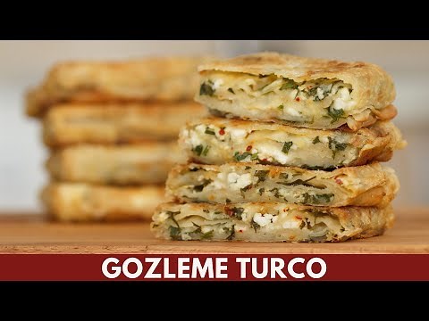 Gozleme, easy and delicious recipe from Turkish cuisine, no oven, no yeast | Katastrofa La Cocina