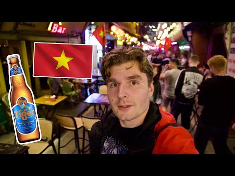 FEIERN AUF DER BEERSTREET IN HANOI