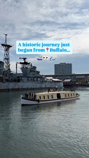 52K views · 1.5K reactions | The Erie Canal Boat Seneca Chief just...