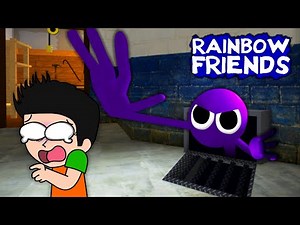 RETOS EN RAINBOW FRIENDS 🌈 ENTRO AL ESCONDITE DE PURPLE | MOMENTOS DIVERTIDOS EN ROBLOX | JONDRES GC