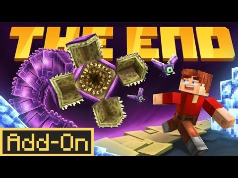 "The End Add-on in Minecraft BE"