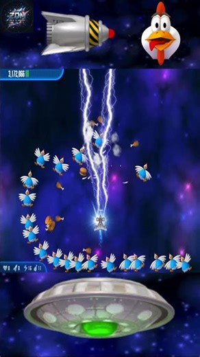 Chicken Invaders 3: Wave 31 : Classic Invasion #gaming #games #shorts #gameshorts