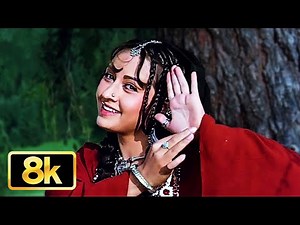 Main Hoon Khushrang Henna 💖8K Video Song | Lata Mangeshkar | Zeba Bakhtiar | Romantic Hindi Song