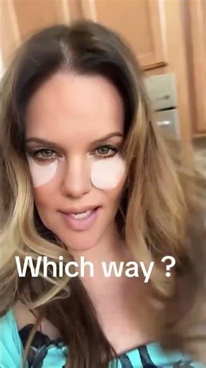 Which way do we put under eye patches ? Help please !! #eyepatches #eyepatch #howdoi