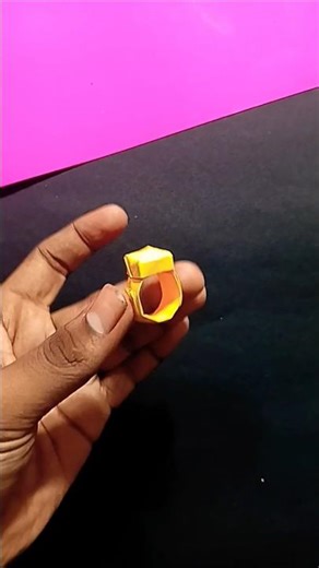 Paper Ring 💍#origami #papercraft #youtube #shorts