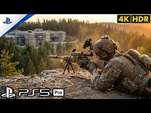 (PS5) Silent Sniper Infiltration at a Russian Bunker | Ultra Realistic Gameplay[4K60FPS]Call of Duty