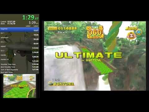 Super Monkey Ball Deluxe Ultimate Speedrun in 1:22:26