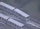 Train derails and water pipes burst after Japan 5.9 magnitude earthquake