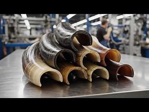 How Cow Horns Are Turned into Luxury Decorative Pieces | Inside the Workshop (Full Process)