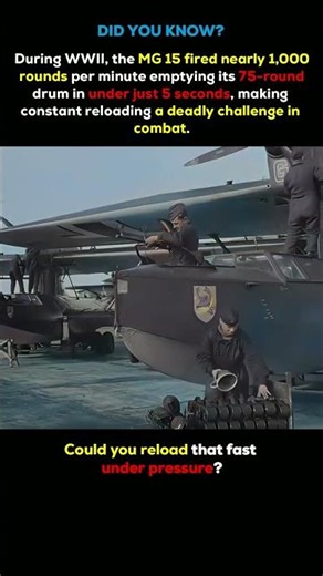 WWII’s Fastest Gun? 75 Rounds Gone in Seconds #shorts