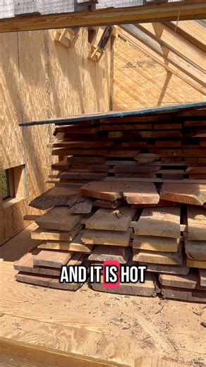 25K views · 175 reactions | Quick check on the #solar #kiln which is a bit #toasty today! #solarpower #hot #heat #dry #wood | Harpeth Timber & Mill | Facebook