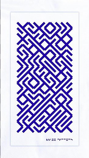 #adobeillustrator trick: How to Make Maze Pattern