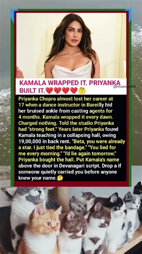 😱KAMALA WRAPPED IT. PRIYANKA BUILT IT.#shorts
