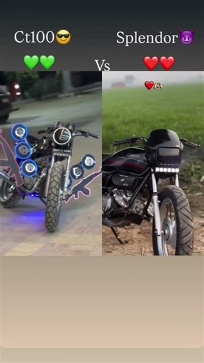 ct100 vs splendor lover ✨✨#shortsviral #trendingshorts #automobile #splendormodified #ytshorts ✨🥀💔🔱🥀