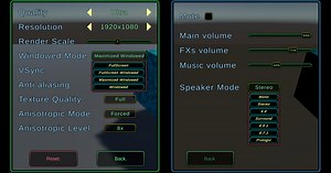 Audio Video Options/Settings Menu | GUI Tools | Unity Asset Store