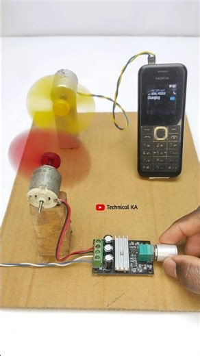 Wind Turbine Phone Charging Experiment