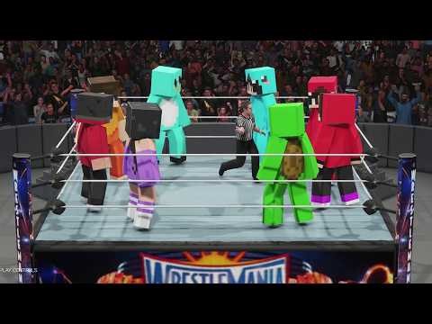 Omz Roxy vs JJ Mikey vs Milo Chip vs Aphmau Aaron