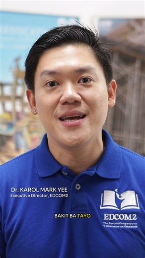Ano nga ba ang estado ng edukasyon sa bansa? Pakinggan ang mensahe ni #EDCOM2 Executive Director Dr. Karol Mark Yee. 💡💡💡 I-download at basahin ang report sa www.edcom2.gov.ph/#report #BangonEdukasyon #ItaasAngAntas | EDCOM 2 - The Second Congressional Commission on Education
