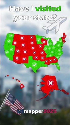 Have I Visited Your State? #USA #geography #mapper #mapping #map