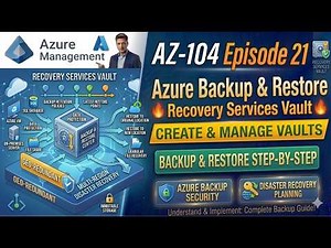 AZ-104 Episode 21: Recovery Services Vault 🔥 Azure Backup & Restore Guide #azure #az104
