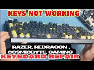 Razer Blackwidow V4 Pro Gaming Keyboard Keys Not Working Repair | ‪@Techfixgamers‬