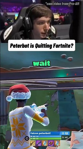 Peterbot is Quitting Fortnite? #peterbot #fortnite