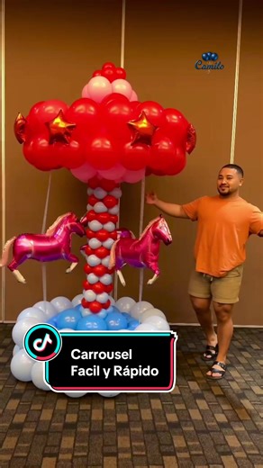 Crea un Carrousel Fácil y Rápido con Globos