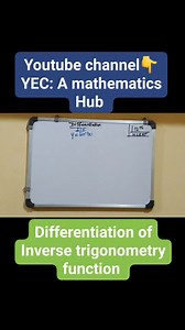 Differentiation of Inverse trigonometry function | Mathematics Hub | Facebook