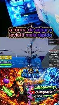 ensinando como achar o leviatã mais rápido e fazer o bug do barco em cima do dragão #roblox #shorts