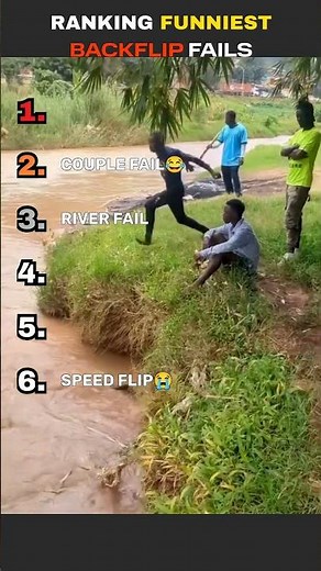 RANKING FUNNIEST BACKFLIP FAILS 💀 #fails #funny