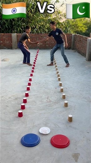 1 Point Se Hara Diya 🇵🇰 Ko 🔥💪//India Vs Pakistan #challenge #tricky #viral #trending #india #run