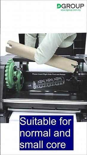 How to load label and ribbon in TSC TE200 #shorts #barcodeprinter #barcode