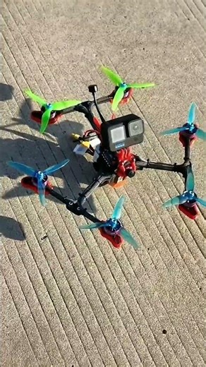 6-Axis FPV Drone + Action Camera = Pure Cinematic Power! 🎥🔥