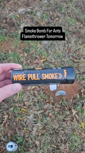 Branden Thrasher on Instagram: "This flamethrower is gonna be awesome #flamethrower #comedy #ants #smoke #tactical"