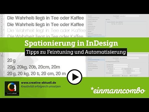 Richtig Spationieren in InDesign