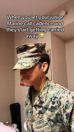 Marine Cadence Gone Wild: A Hilarious Moment