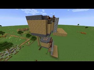 Minecraft 1.18.2 - Create Mod - Rotating Elevator with Realistic Doors!