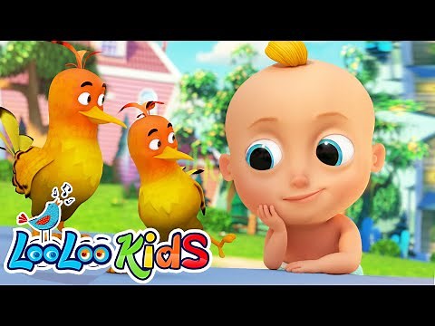 🐦🦅 Two Little Dickie Birds - (Official Video) - LooLoo Kids Nursery Rhymes & Kids Songs