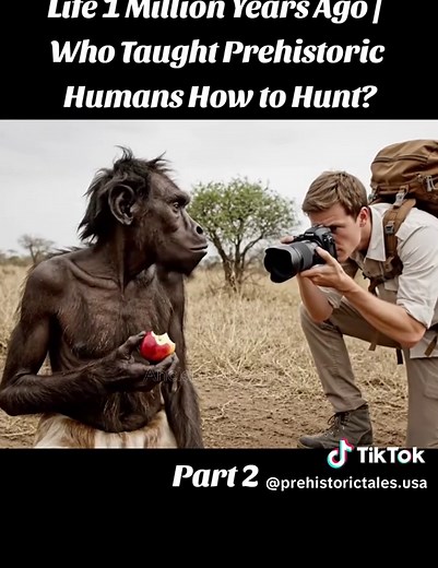 Life 1 Million Years Ago | Who Taught Prehistoric Humans How to Hunt? #hominid #prehistoricdocumentary #prehistorichuman #humanevolution #tiktokstillhitscontest