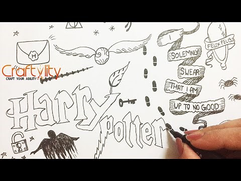 Harry Potter Doodle | Harry Potter doodle ideas