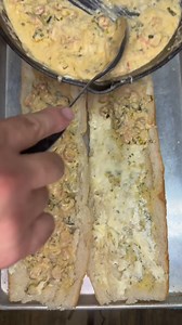 One of my absolute favorite appetizers to make is this Bread!! Crawfish Bread #bread #crawfish #delicious #easyrecipe | Hymel’s Kajun Kitchen