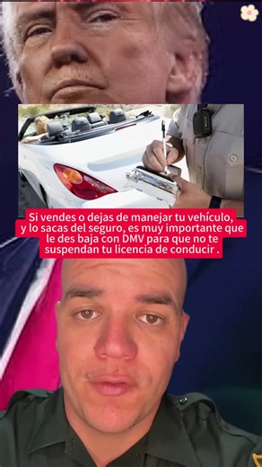 Si vendes o dejas de manejar tu vehículo, y lo sacas del seguro, es muy importante que le des baja con DMV para que no te suspendan tu licencia de conducir . #licencia #segurodeauto #placa #latino #dmvflorida #usa