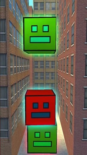 🎲🏗️😱 GEOMETRY DASH CUBE TOWER STACKING IN GMOD