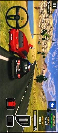 Police Car Chase Cop Simulator 3 #shorts