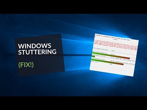 Micro Stuttering Fix in Windows 10 (1909 and Lower)
