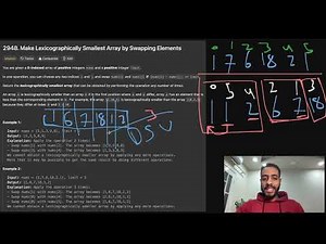 Day 216 | 2948. Make Lexicographically Smallest Array by Swapping Elements | C++ بالعربي