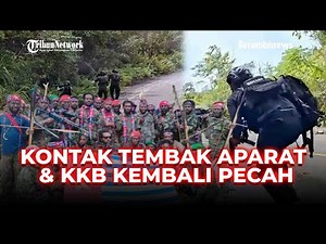 🔴Situasi Mencekam, Kontak Tembak Aparat & KKB Papua Kembali Pecah