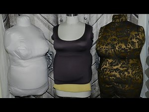 How to make a custom dress form. How to make your Dressform fit You! Plus Size